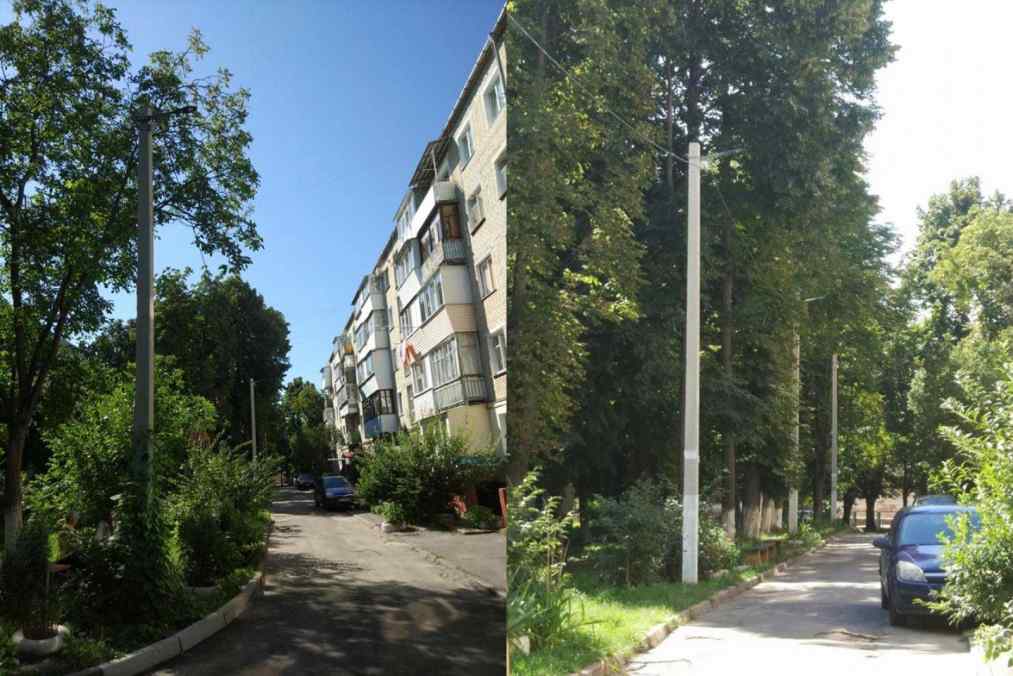 у рівному на ювілейному реконструюють освітлення