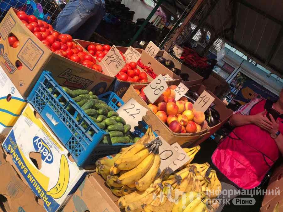 ціни на сезонні овочі та фрукти