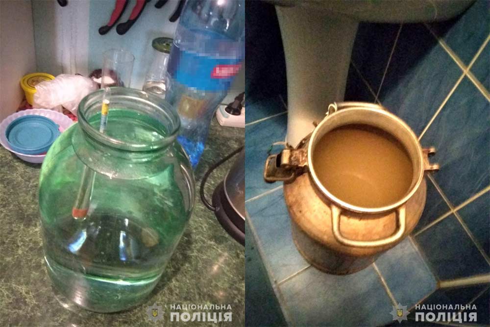 у вараші вилучили 3 літри самогону