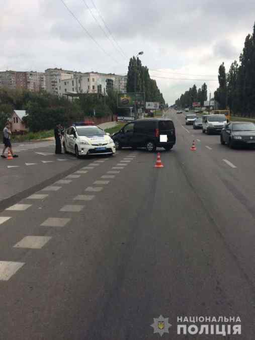 на шухевича збили велосипедиста