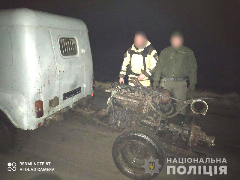 Поліція вилучила мотопомпу у Рівненському заповіднику